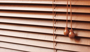 wooden blinds
